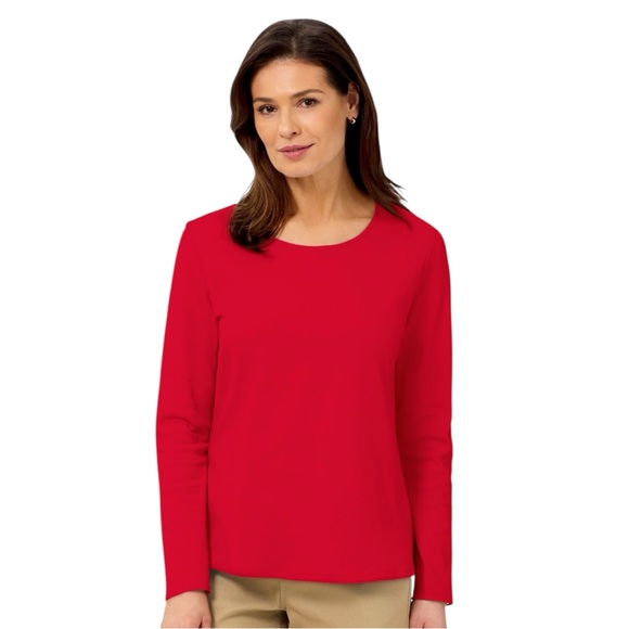 Hanna Andersson Tops - HANNAH ANDERSSON BASE Layer/Long Sleeve T-Shirt in Vibrant Red Size XS